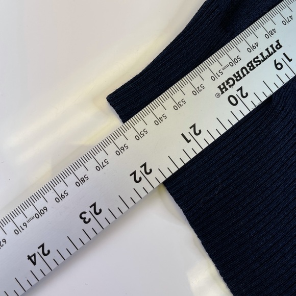 ESCADA Collar Pearl Shirt Sailing Navy Nautical 34 - Picture 8 of 8